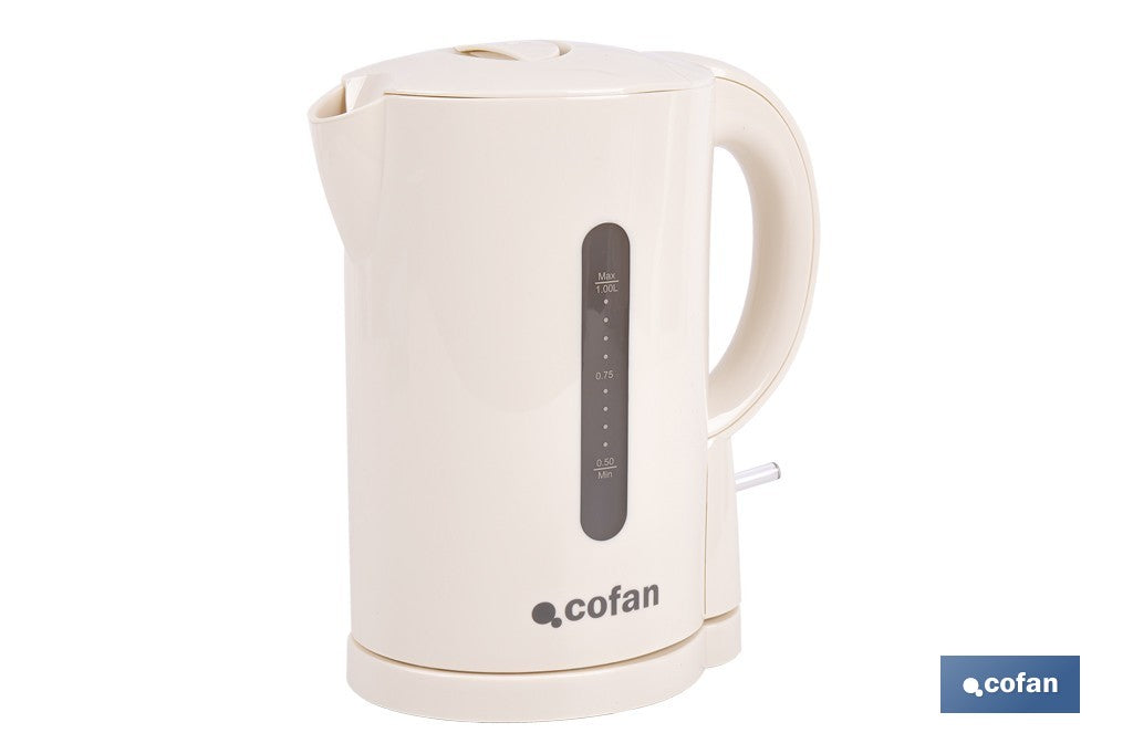 HERVIDOR DE AGUA 1080 W CON CAPACIDAD DE 1 L