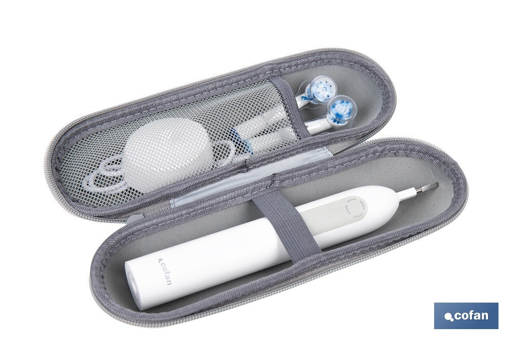 CEPILLO DE DIENTES ELÉCTRICO CON CABEZAL OSCILANTE Y 2 CABEZALES DE REPUESTO