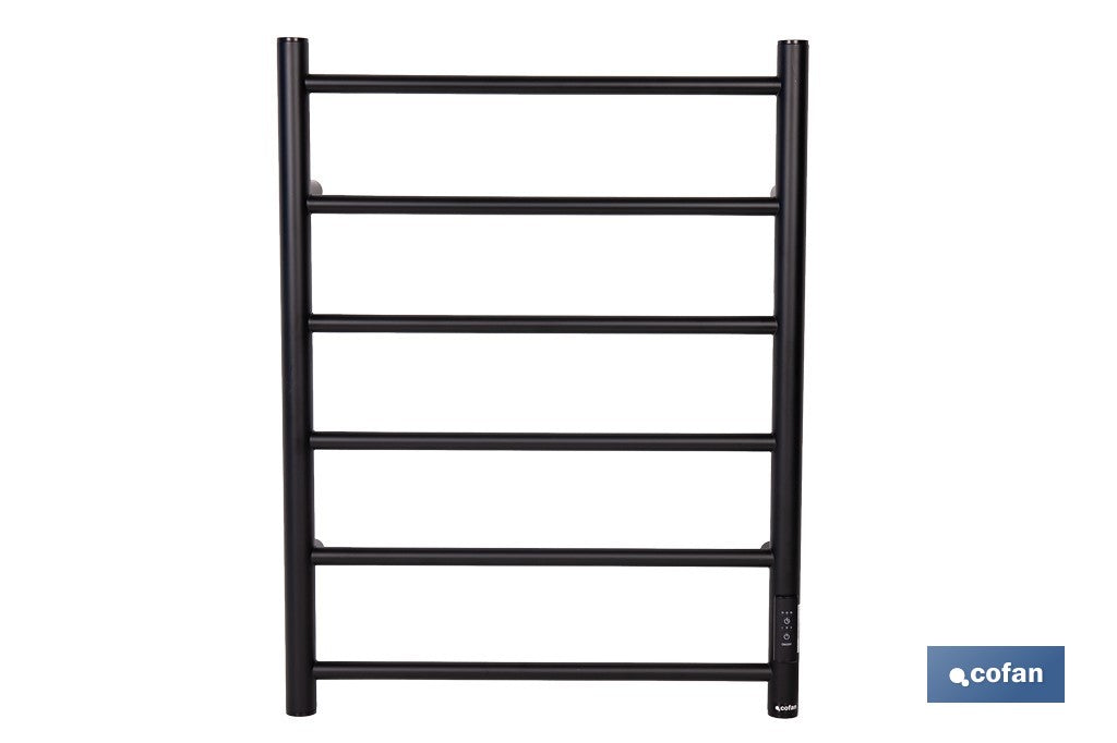 TOALLERO ELÉCTRICO NEGRO 80 W 68 X 53 X 10.5 CM IP44