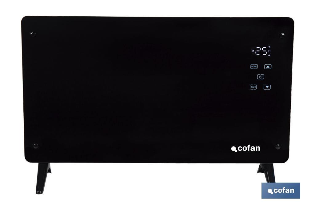 CONVECTOR DE PANEL DE VIDRIO PANTALLA LED 2000 W