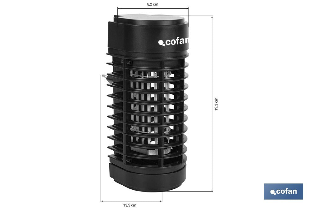LÁMPARA LED ANTIINSECTOS DE ENCHUFE 3 W 50 M2