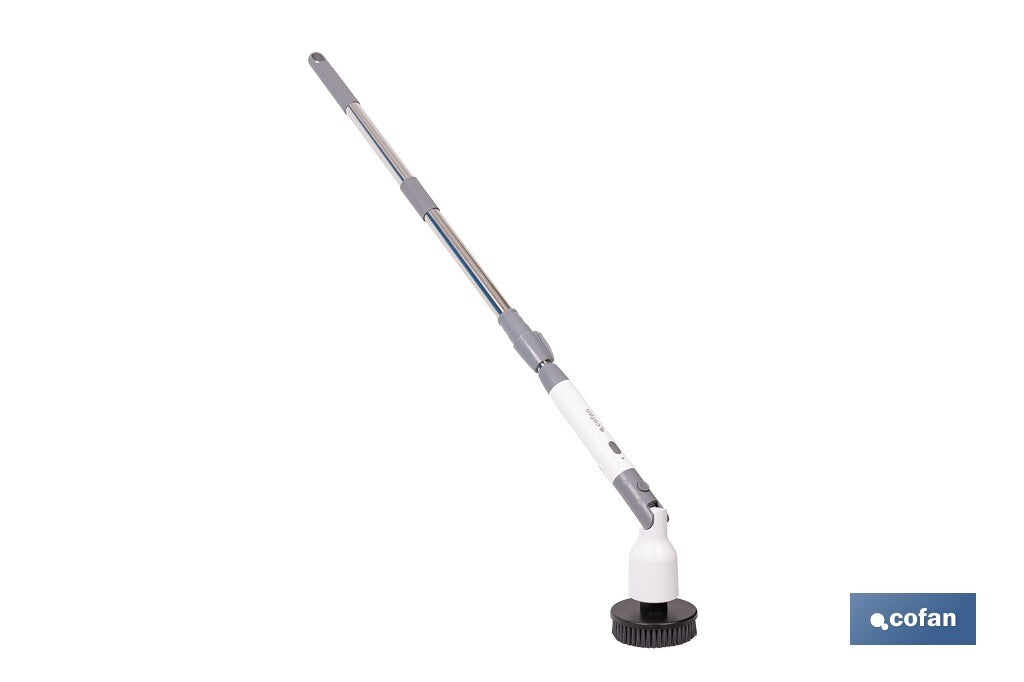 CEPILLO DE LIMPIEZA ELÉCTRICO RECARGABLE POR USB CON 2 VELOCIDADES Y 11 ACCESORIOS INTERCAMBIABLES