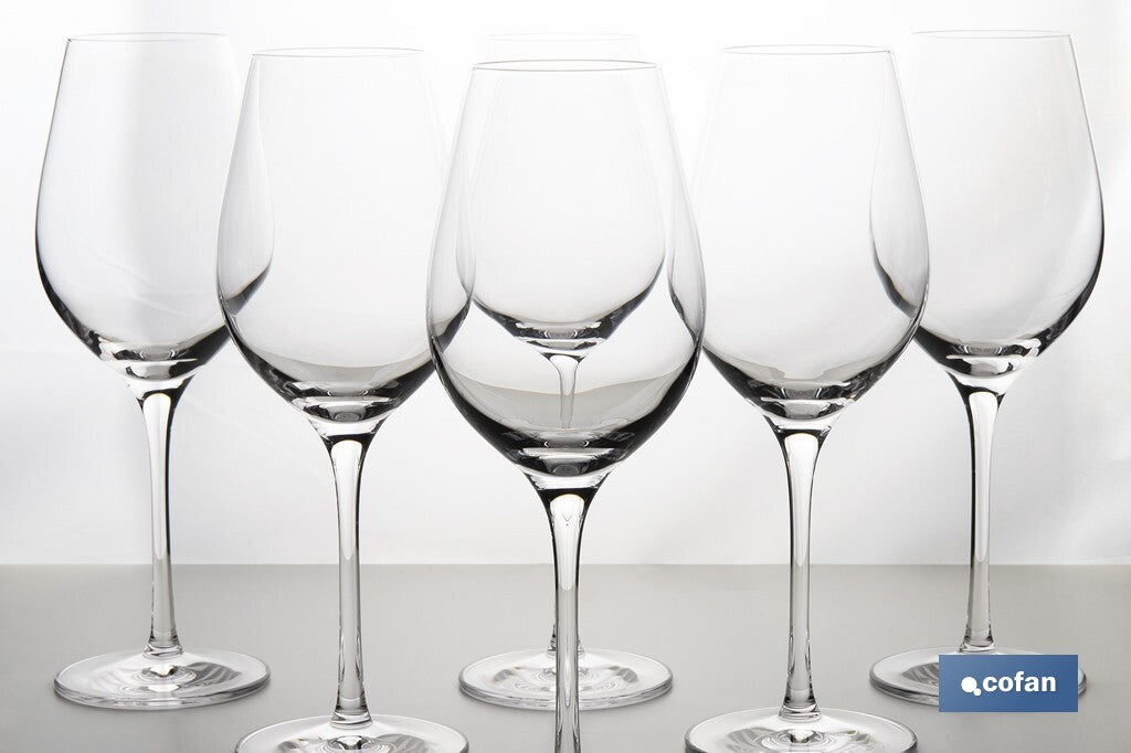 PACK DE 6 COPAS JEREZANA PIE ALTO 30 CL 21 CM