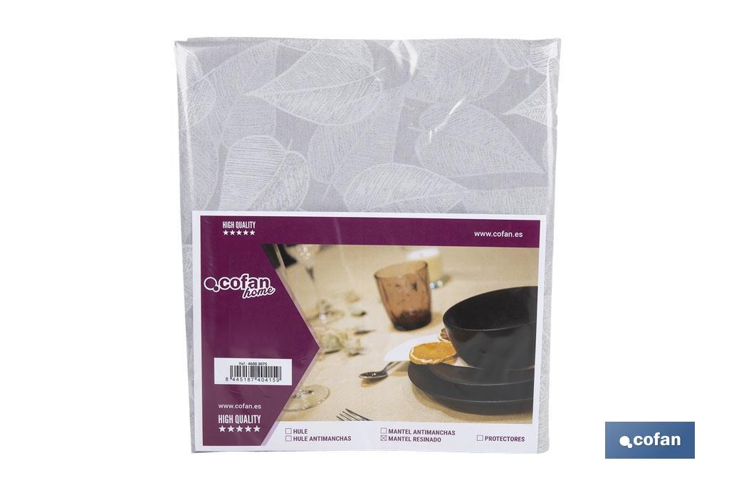 MANTEL ANTIMANCHAS RESINADO FICUS   1,40 x1,80m