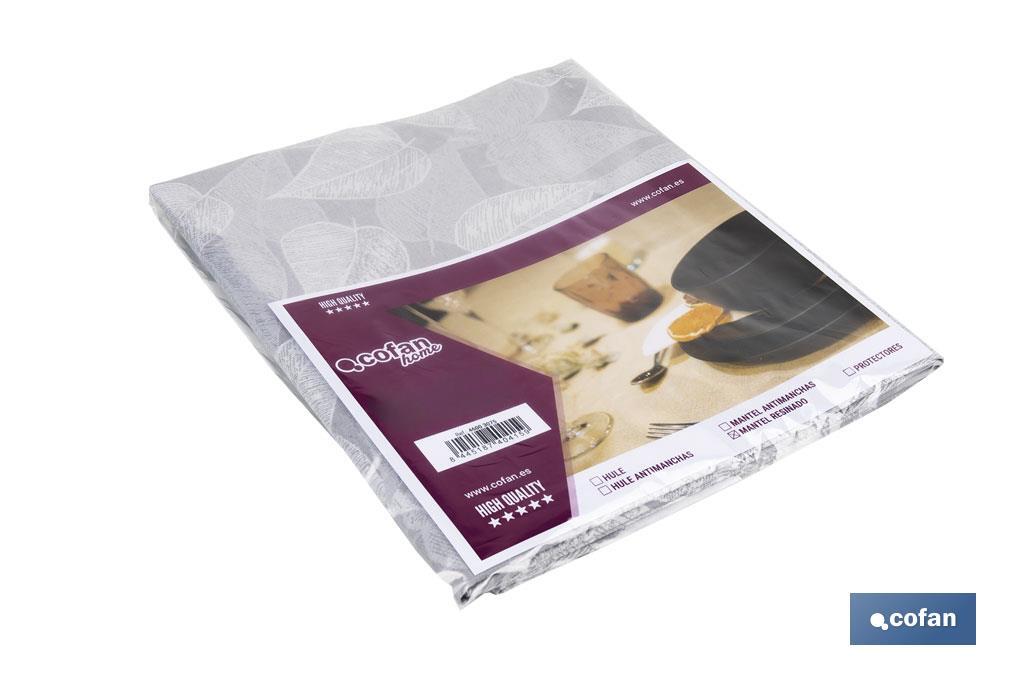 MANTEL ANTIMANCHAS RESINADO FICUS   1,40 x2,00m