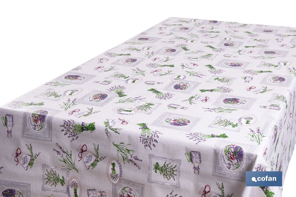 ROLLO DE HULE DISEÑO LAVANDA 1,40 x 25 M