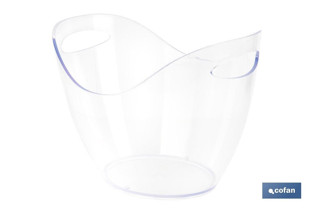CUBITERA TRANSPARENTE POLIESTIRENO 8 L