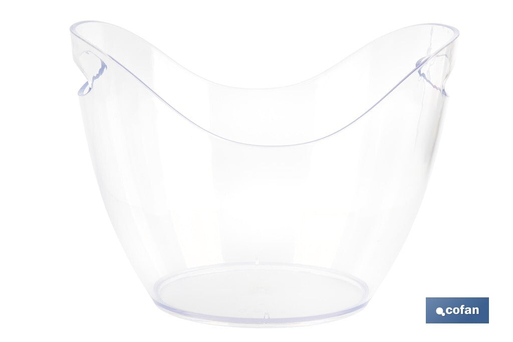 CUBITERA TRANSPARENTE POLIESTIRENO 8 L