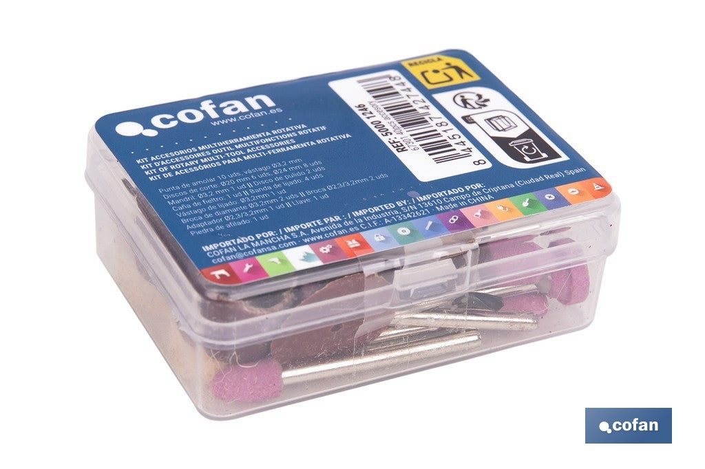 KIT ACCESORIOS MULTIHERRAMIENTA ROTATIVA 50001245