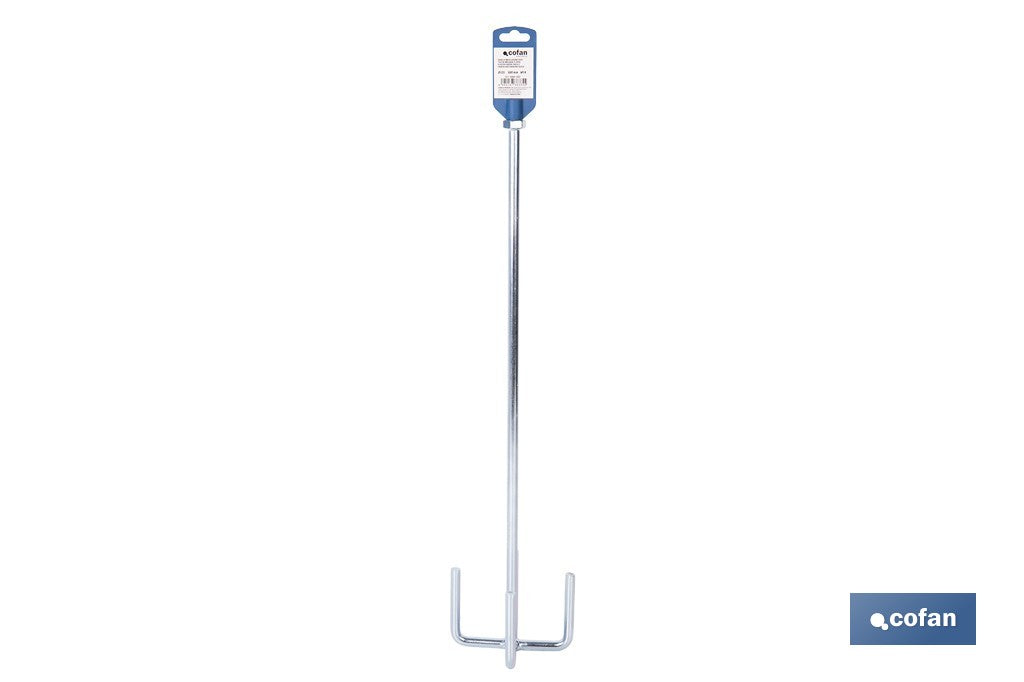 VARILLA MEZCLADORA YESO Ø120 600 MM M14