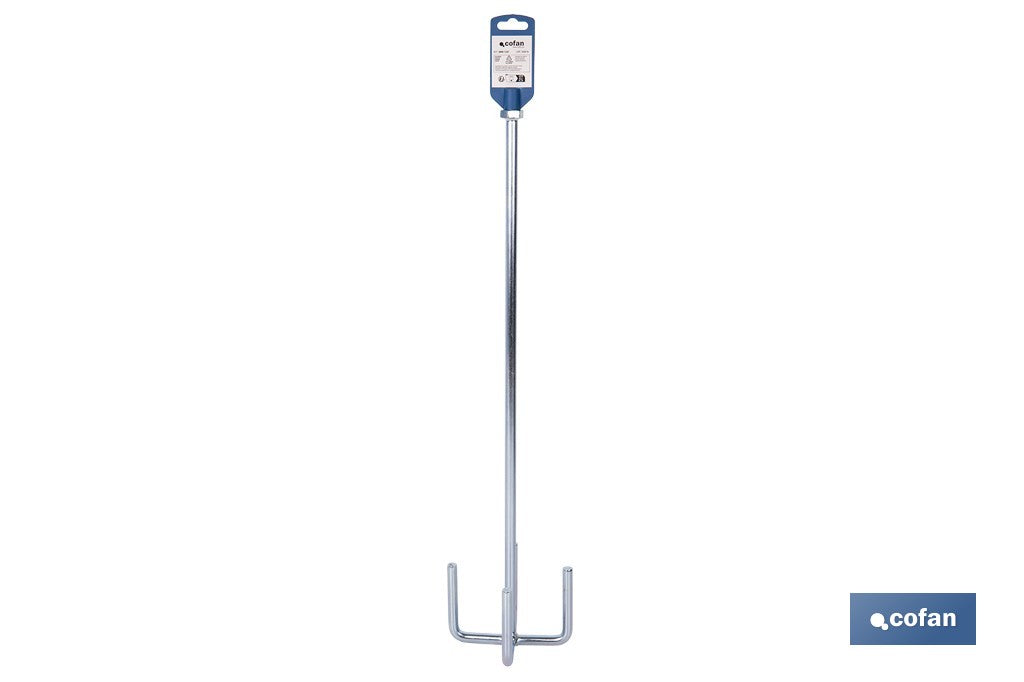 VARILLA MEZCLADORA YESO Ø120 600 MM M14
