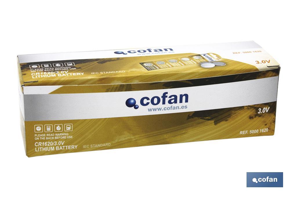 PILA BOTÓN CR1620/3,0V