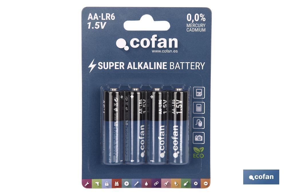 BLÍSTER DE 4 PILAS ALCALINAS PLUS LR6/AA VENTA UNITARIA