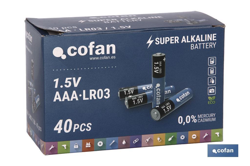 BLÍSTER DE 4 PILAS ALCALINAS PLUS LR03/AAA VENTA UNITARIA