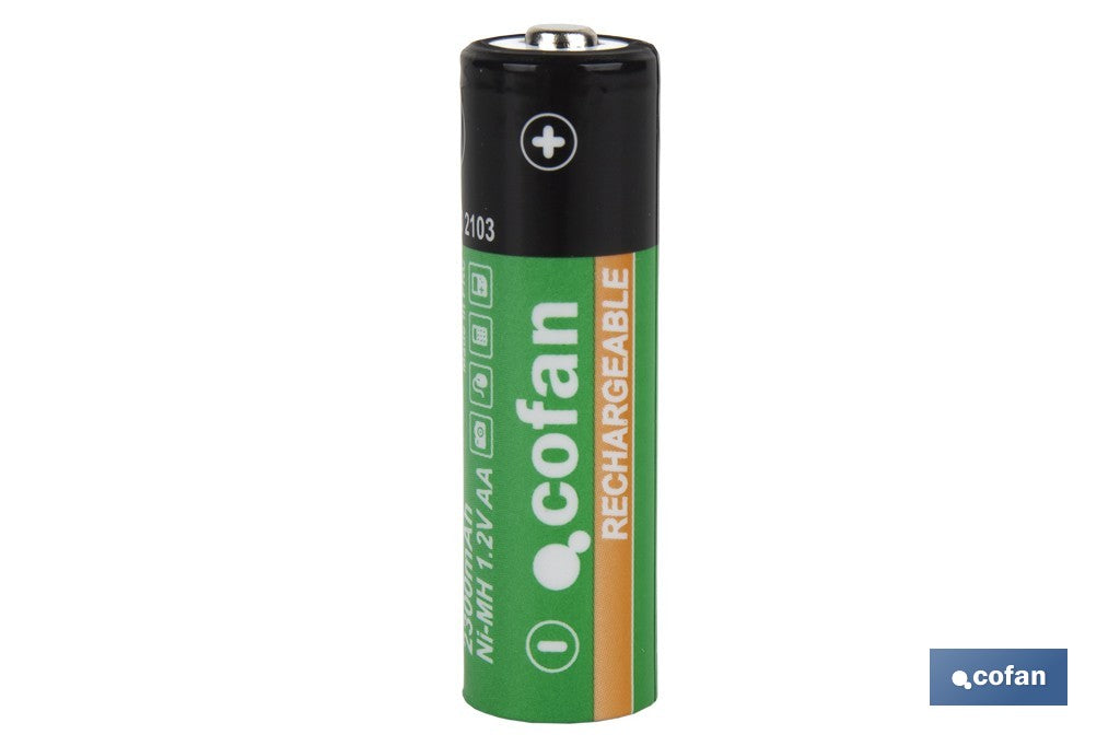 BLISTER 4 PILAS RECARGABLES AA 2300mAh