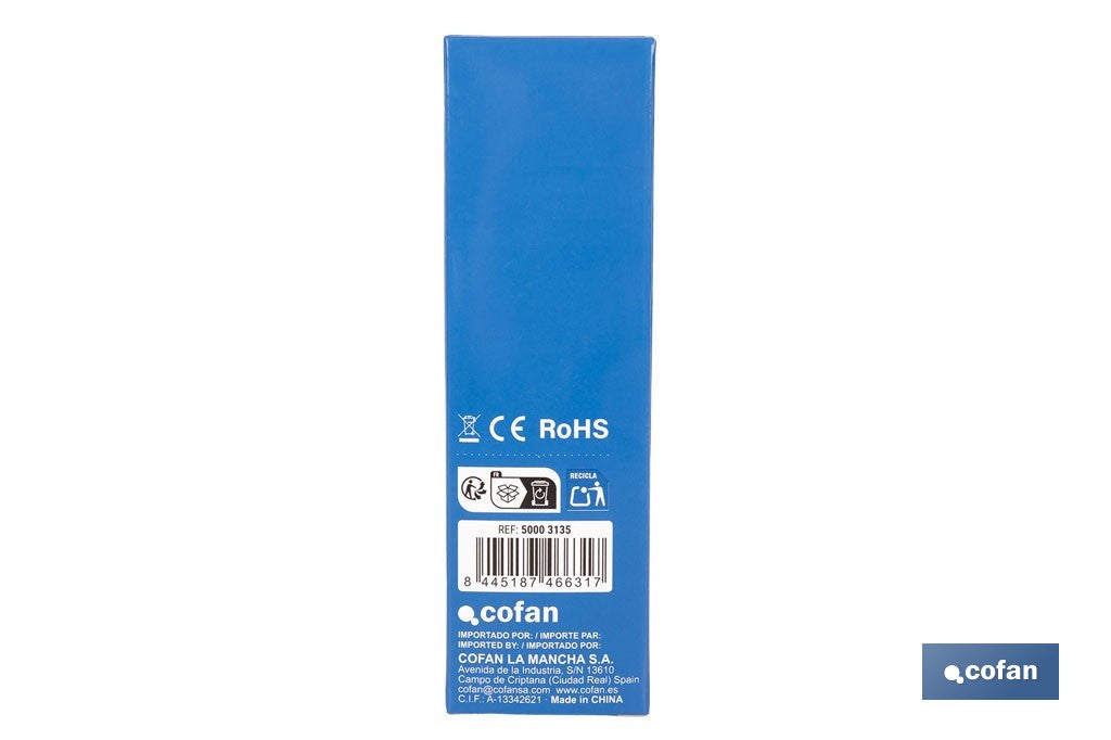 LINTERNA HIGH POWER LED DE 2000 LM CON 5 FUNCIONES Ø 40 X 148 MM