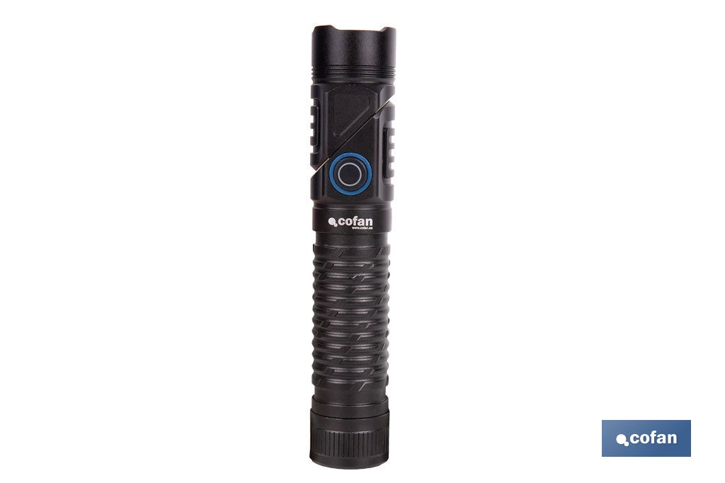 LINTERNA HIGH POWER LED 1200 LM PLEGABLE CON 5 FUNCIONES Ø25 X 132 MM