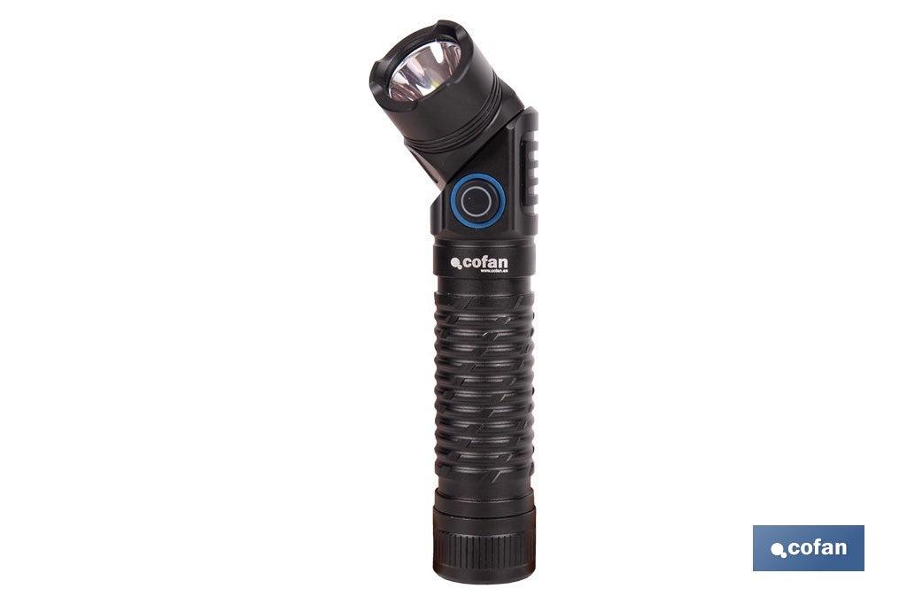 LINTERNA HIGH POWER LED 1200 LM PLEGABLE CON 5 FUNCIONES Ø25 X 132 MM