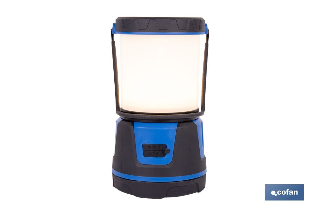LINTERNA LED PARA CAMPING 2000 LM CON 5 FUNCIONES IP44  Ø115 X 210 MM