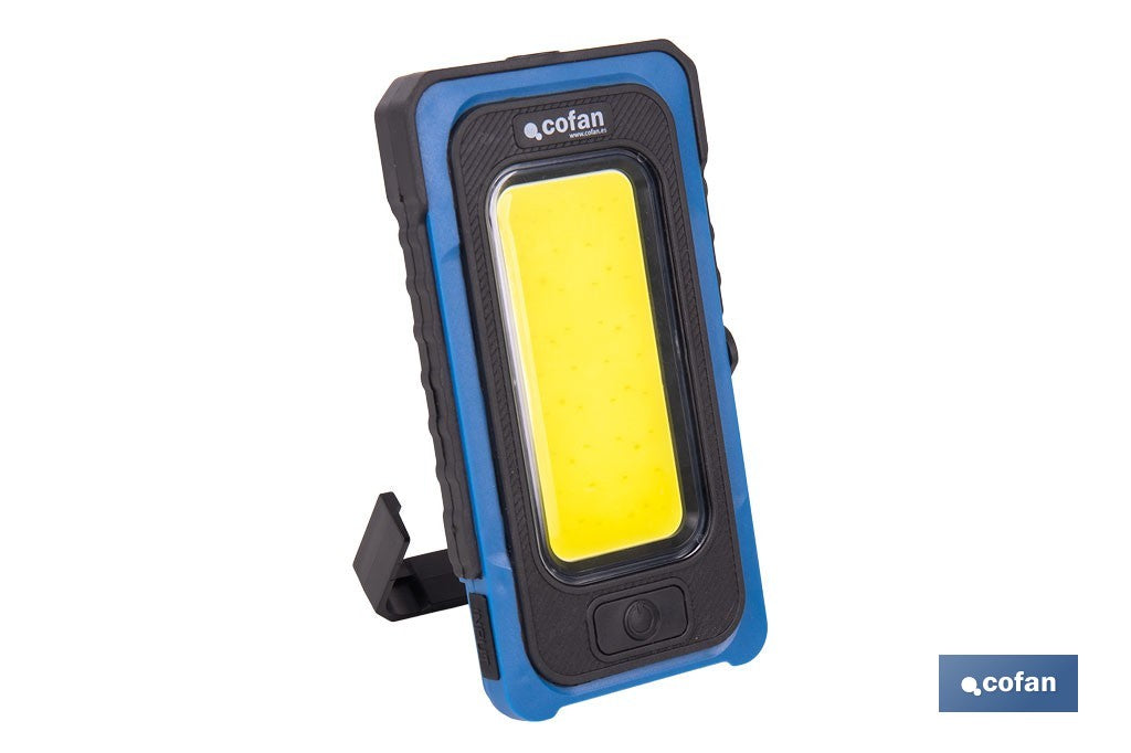 LÁMPARA DE INSPECCIÓN 500 LM COB LED Y PANEL SOLAR