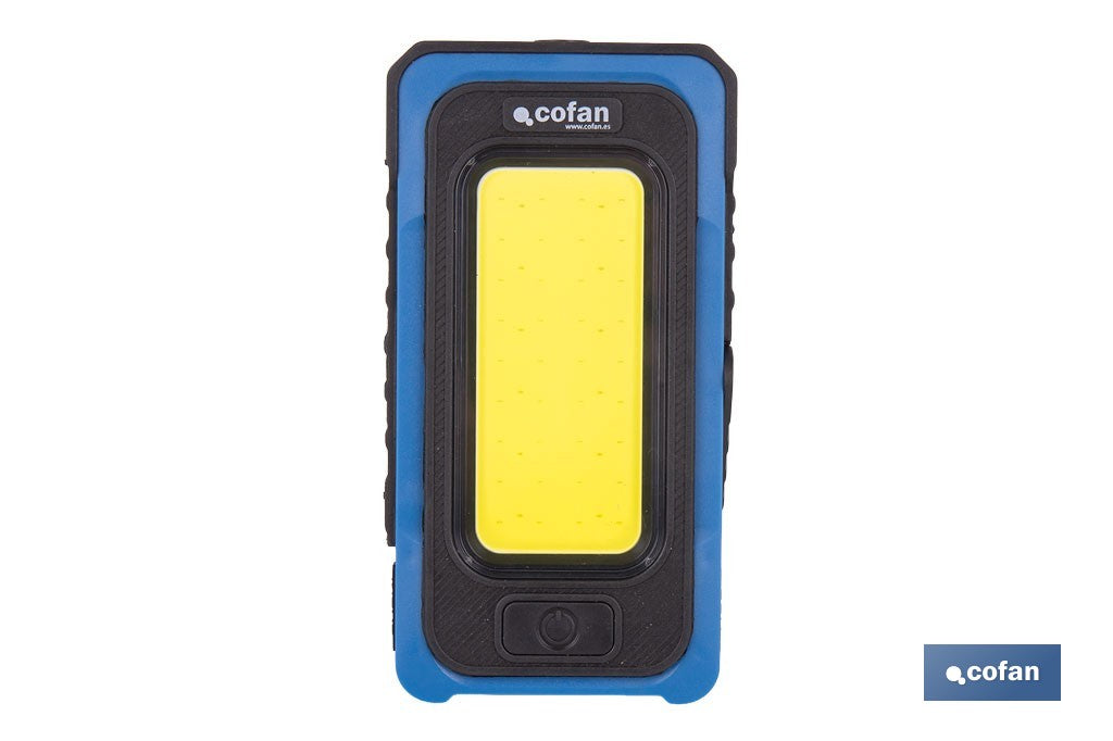 LÁMPARA DE INSPECCIÓN 500 LM COB LED Y PANEL SOLAR