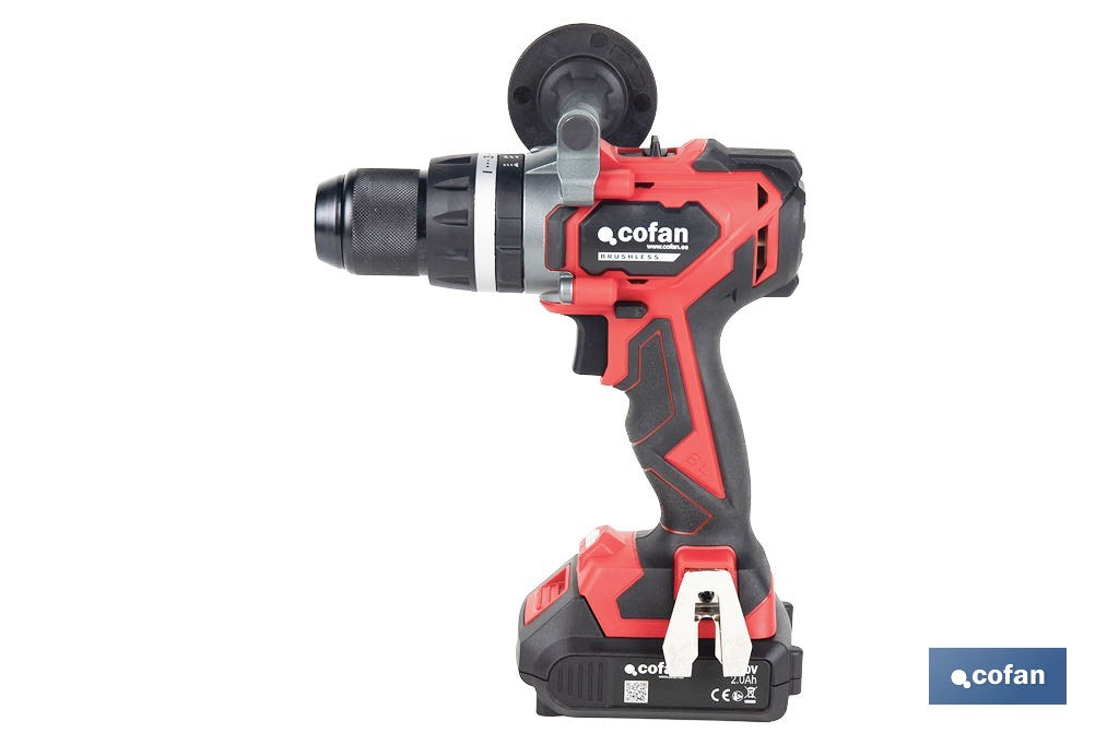 TALADRO PERCUTOR A BATERÍA Li-ion 20 V 2000 RPM 80 Nm