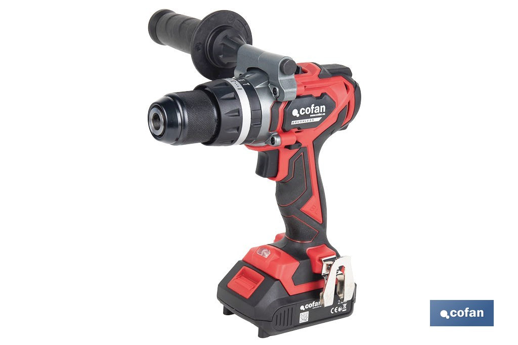 TALADRO PERCUTOR A BATERÍA Li-ion 20 V 2000 RPM 80 Nm