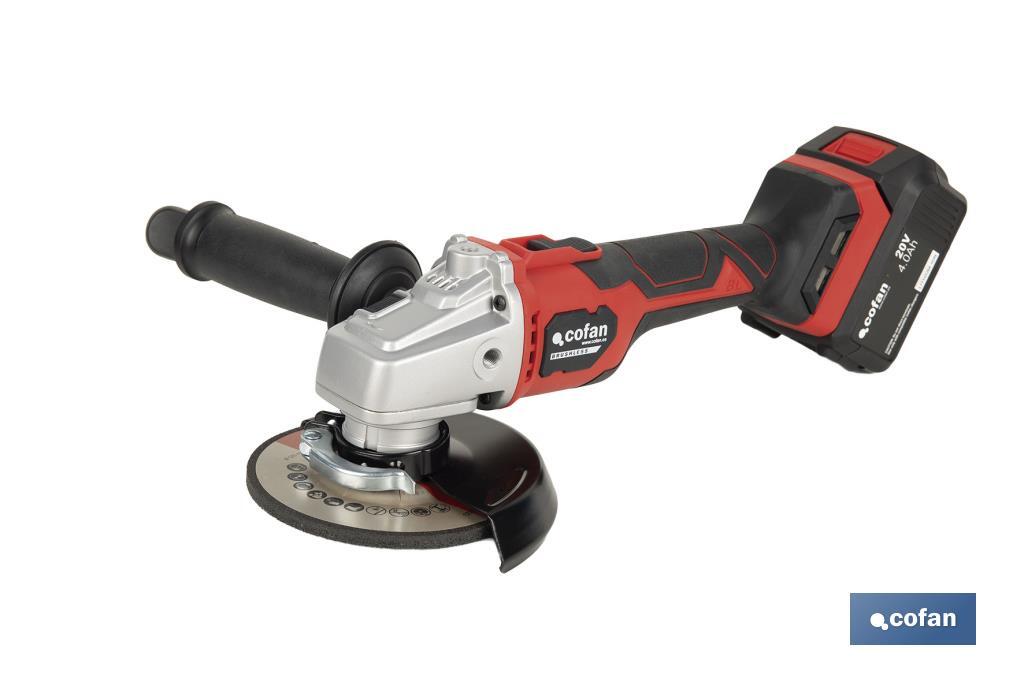 AMOLADORA A BATERÍA Li-ion 20 V 115/125 MM REACONDICIONADO