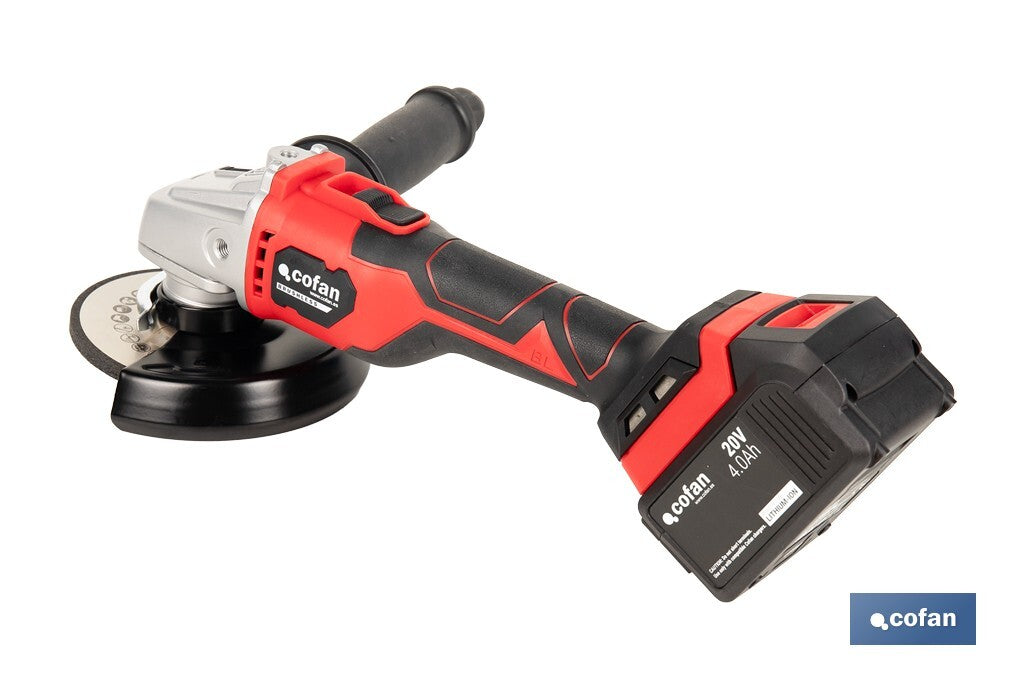 AMOLADORA A BATERÍA Li-ion 20 V 115/125 MM REACONDICIONADO