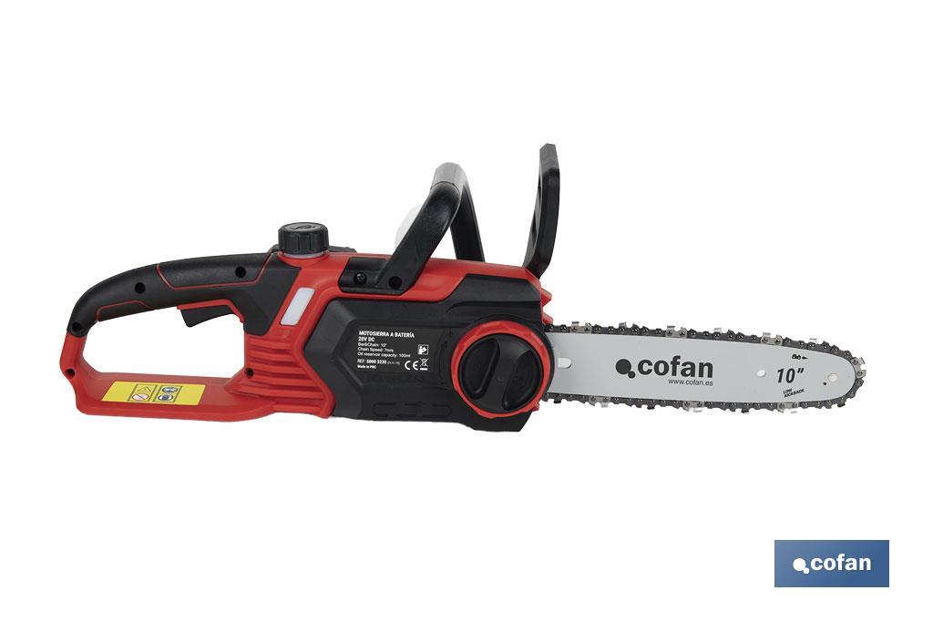 MOTOSIERRA A BATERÍA REACONDICIONADO LI-ION 20 V 3000 RPM MINI ESPADA 10