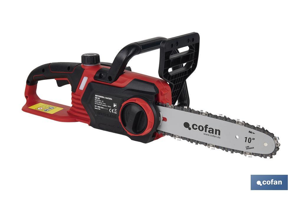 MOTOSIERRA A BATERÍA REACONDICIONADO LI-ION 20 V 3000 RPM MINI ESPADA 10