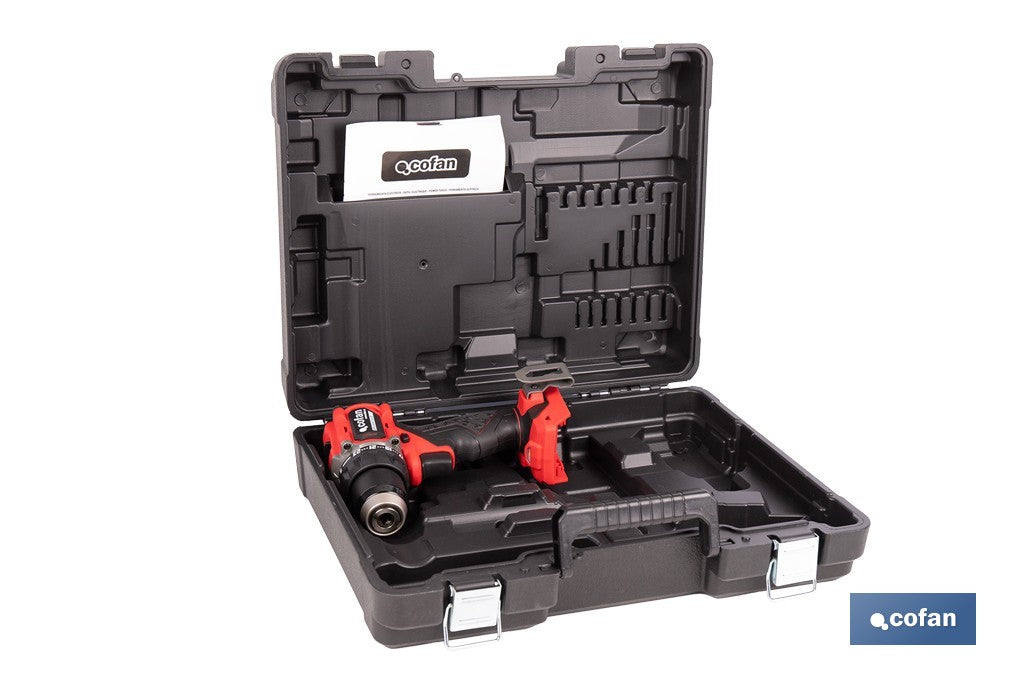TALADRO ATORNILLADOR COMPACTO A BATERÍA LI-ION 20 V 1900 RPM 60 Nm SIN CARGADOR NI BATERÍA