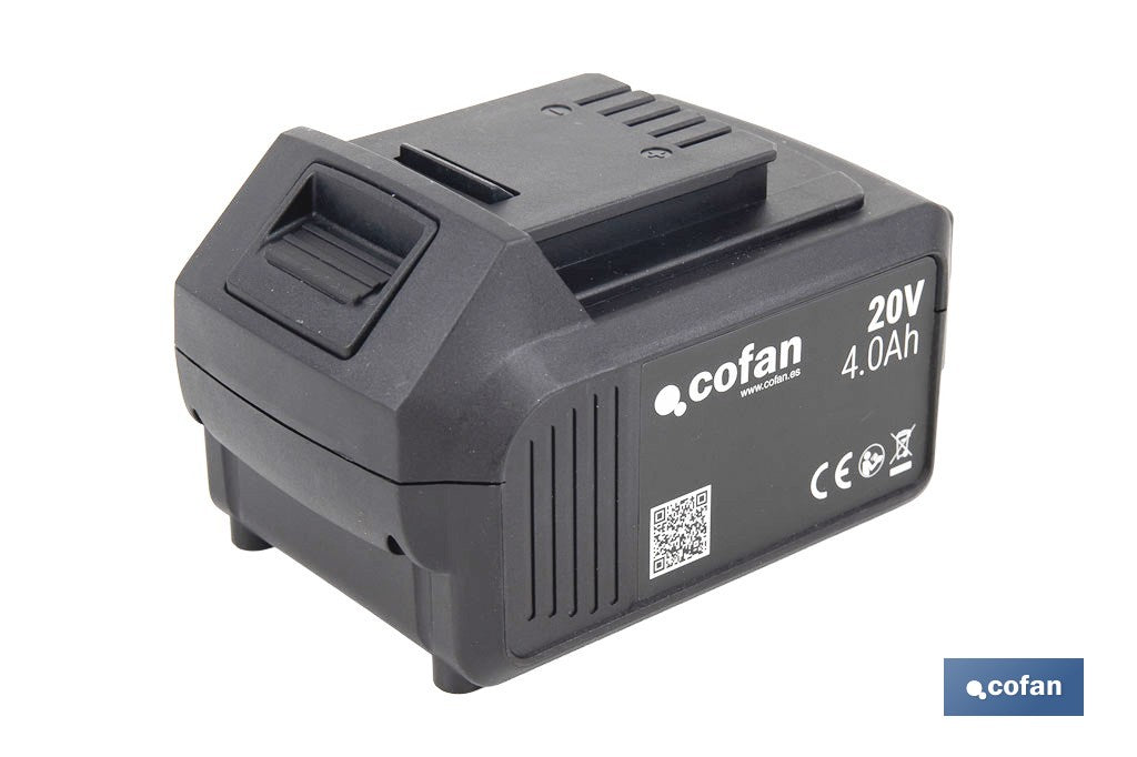 BATERÍA RECARGABLE Li-ion 20 V 4.0Ah