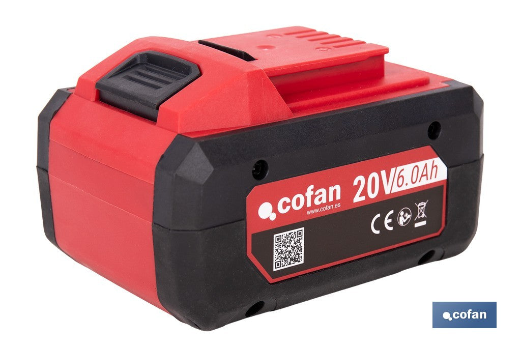 BATERÍA RECARGABLE Li-ion 20 V 6.0Ah