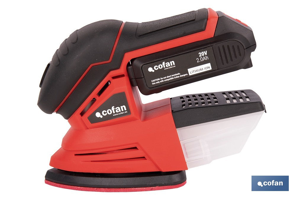 LIJADORA MOUSE A BATERÍA Li-ion 20 V 11000 RPM