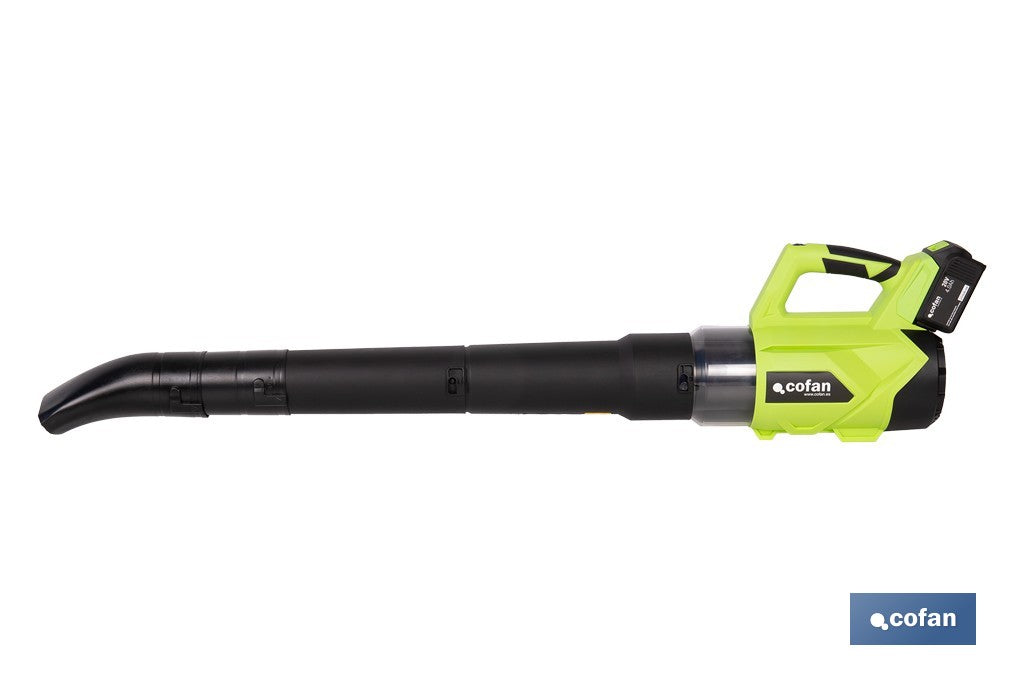 SOPLADORA ELÉCTRICA A BATERÍA LI-ION 20 V 22.500 RPM
