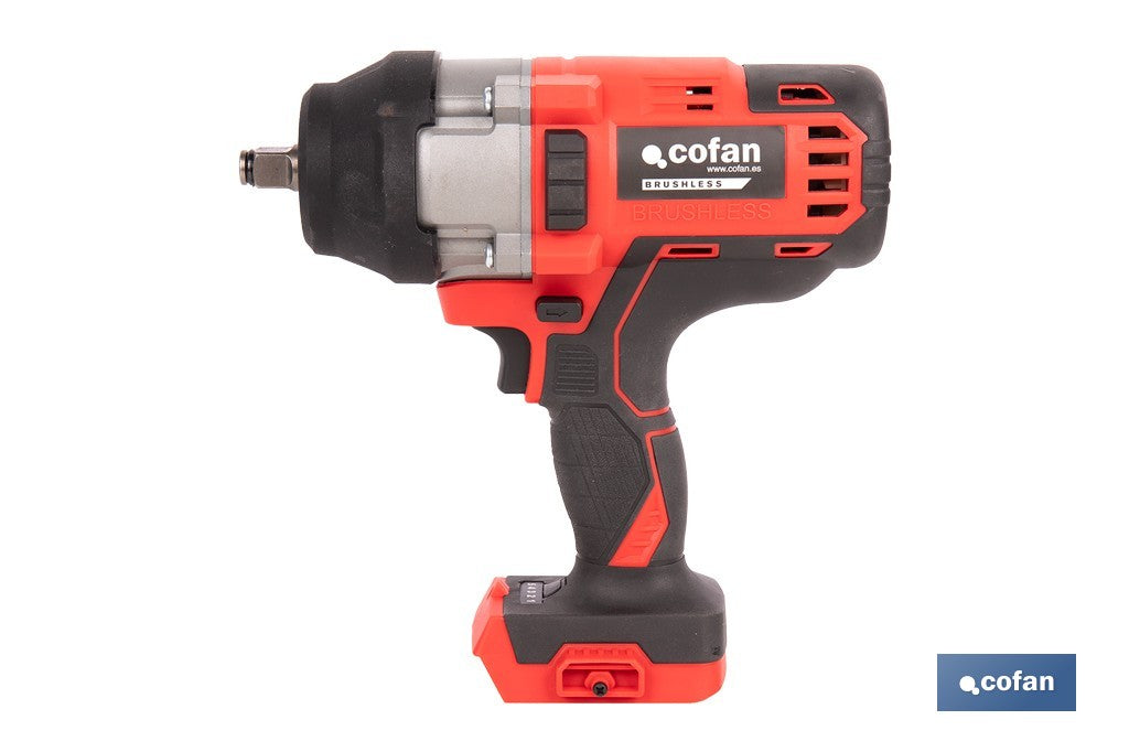 PISTOLA IMPACTO 1/2 BATERÍA LI-ION 20 V 1000 NM SIN CARGADOR NI BATERÍA