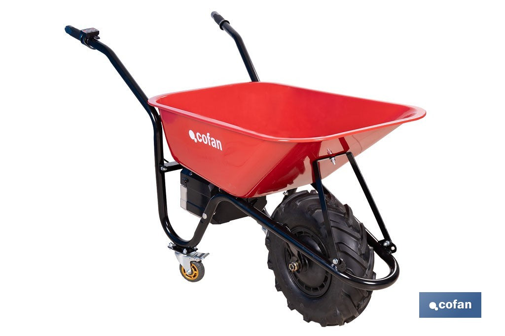 CARRETILLA DE OBRA A BATERÍA Li-ion 40 V 75 L 150 KG MAX
