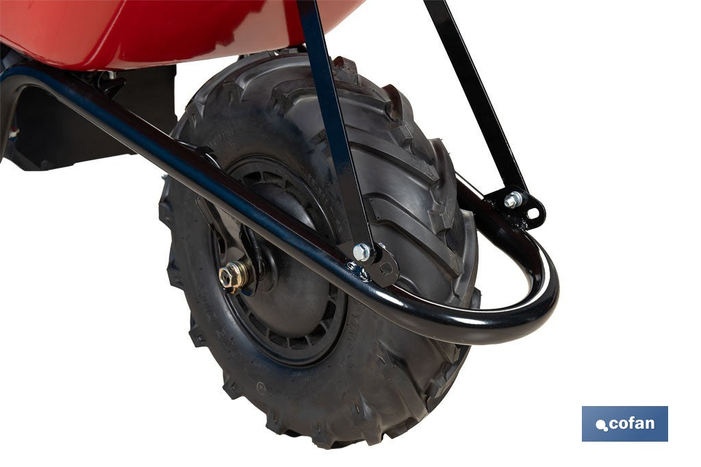 CARRETILLA DE OBRA A BATERÍA Li-ion 40 V 75 L 150 KG MAX