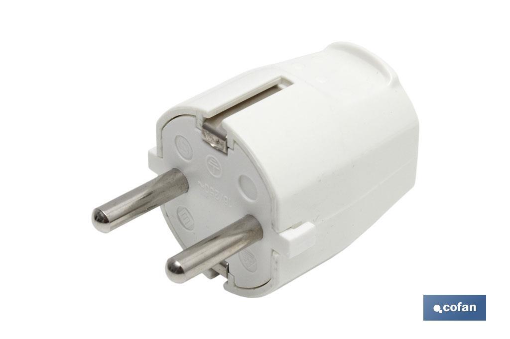 CLAVIJA BIPOLAR BLANCA (16A-250V)
