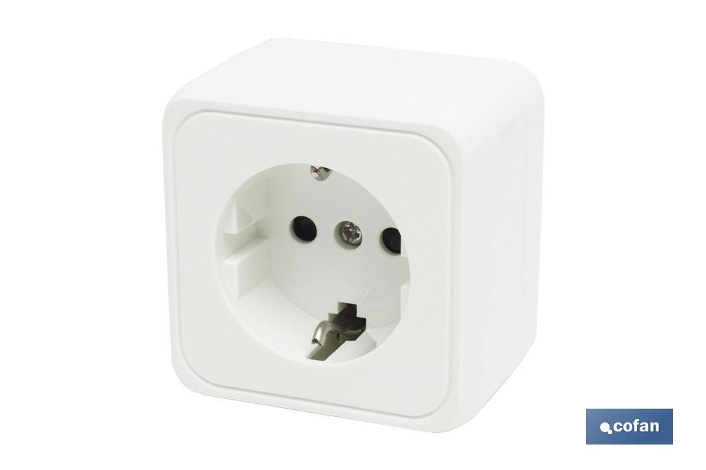 BASE CUADRADA SUPERFICIE +T.T.(16A-250V)