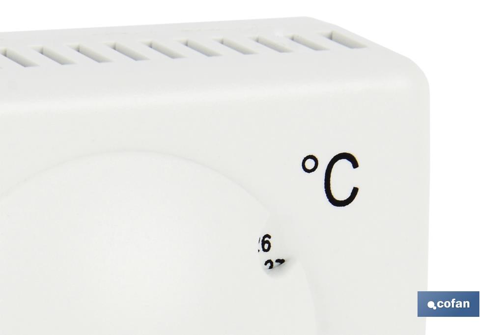 TERMOSTATO ANALOGICO CALEFACCIÓN (5°C-35°C)