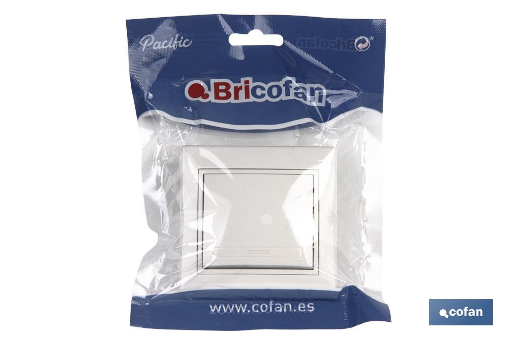 INTERRUPTOR-CONMUTADOR  EMPOTRAR MODELO PACIFIC (BL)