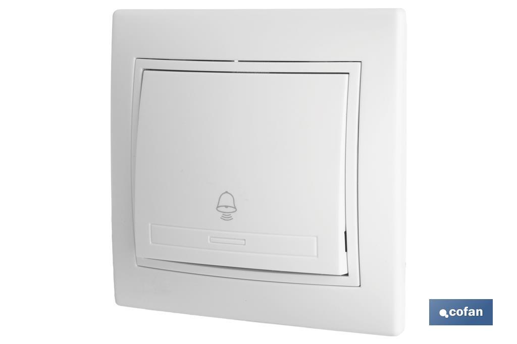 PULSADOR EMPOTRAR MODELO PACIFIC BLANCO 10A