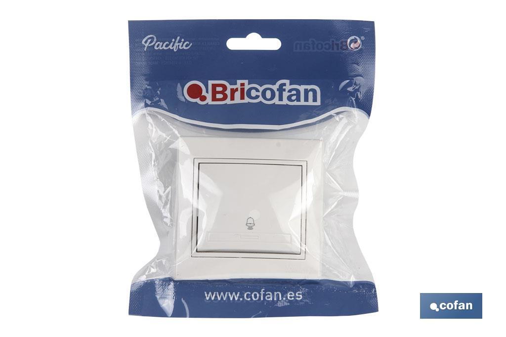 PULSADOR EMPOTRAR MODELO PACIFIC BLANCO 10A