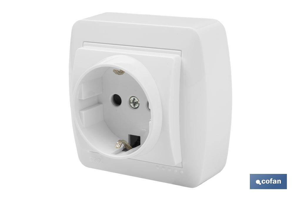 BASE BIPOLAR SUPERFICIE MODELO ATLANTIS 16A. BLANCO