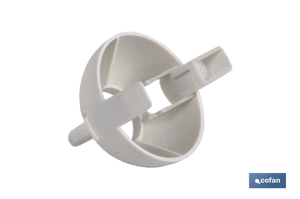 PORTALÁMPARAS PARA OBRA E-27 4A250V RESINA TERMOESTABLE BLANCO