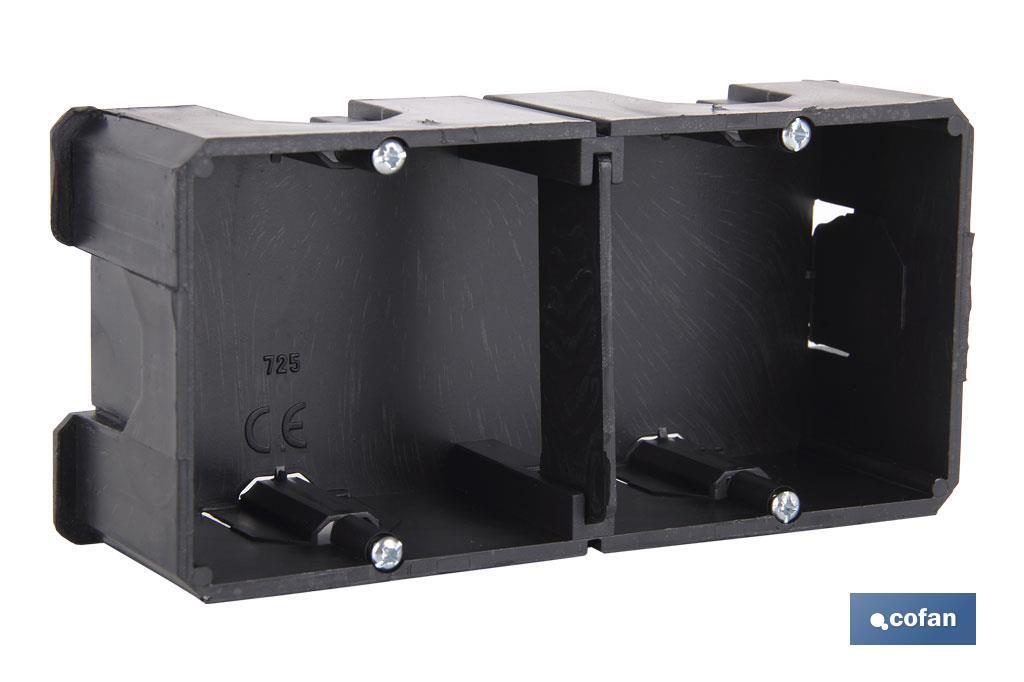CAJA EMPOTRAR MECANISMOS 217X67X42 8 ENTRADAS TUBO