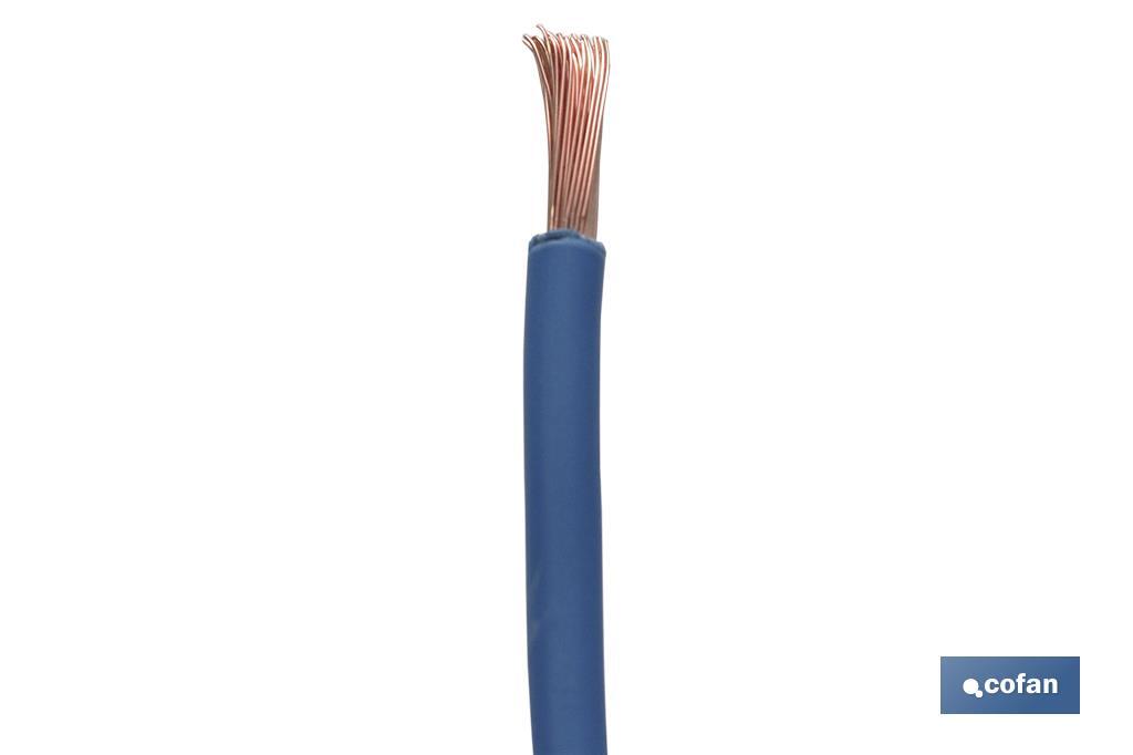 ROLLO CABLE H07V-K 1X2,5MM2 AZUL (100M)
