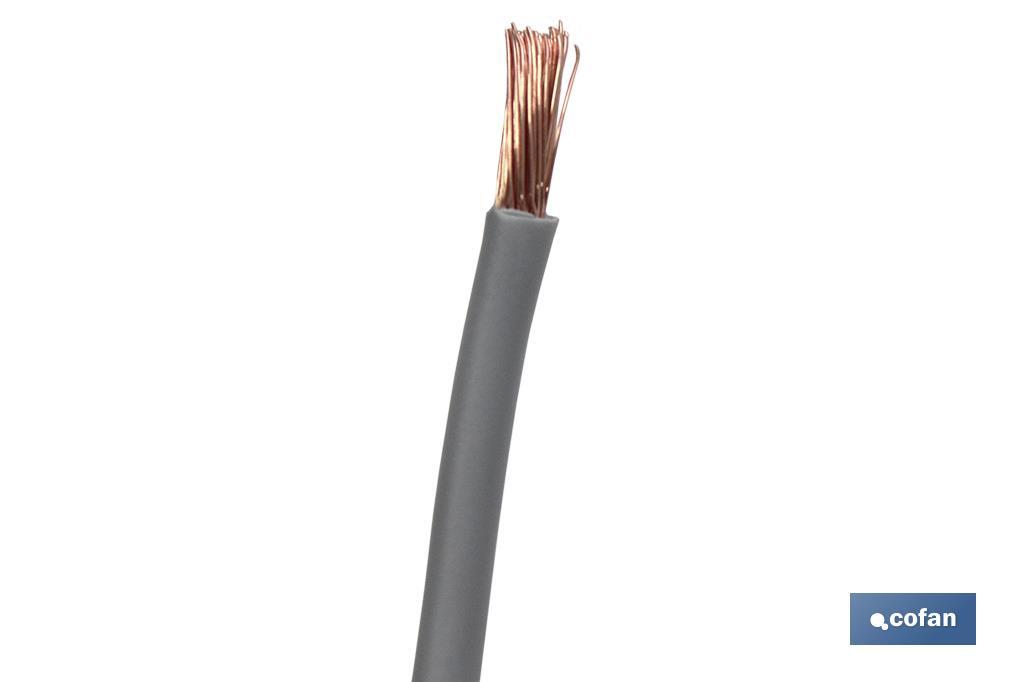 ROLLO CABLE H07V-K 1X2,5MM2 GRIS (100M)